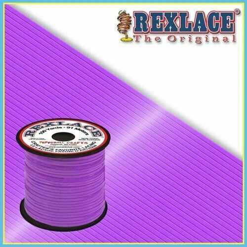 Neon Purple Rexlace Vinyl Lacing 100yds