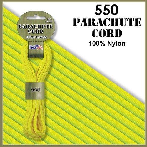 Neon Yellow 550 Paracord