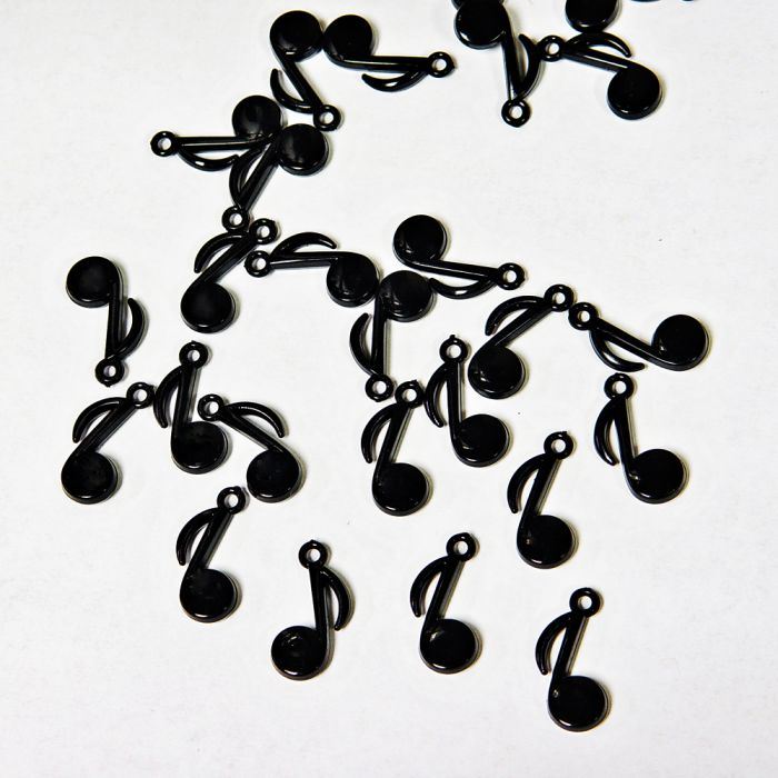 Music Notes Black charms