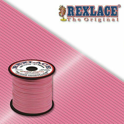 Pink Rexlace Vinyl Lacing 100yds