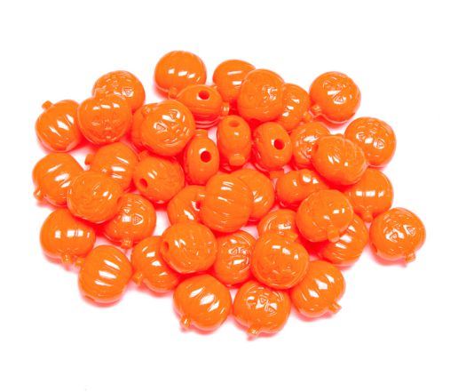 20mm Jack-O-Lantern Neon Orange (24pc)