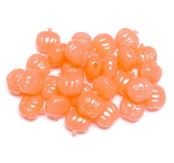 20mm Jack-O-Lantern Orange Glow (24pc)