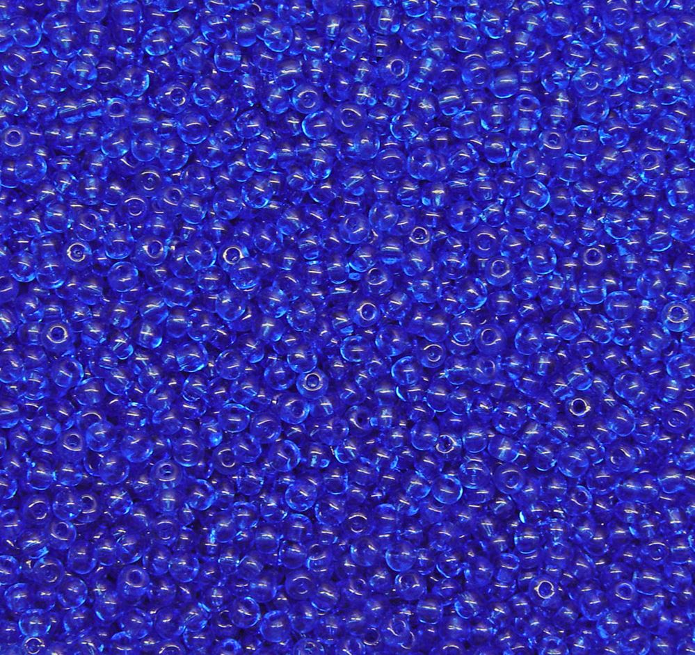 6/0 Sapphire Czech Glass Seed Beads