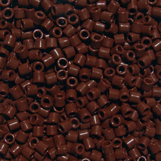 Brown Czech Glass Tile Beads 250pc.