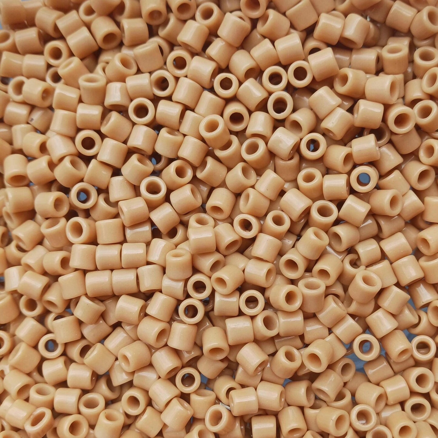 Tan color Tile Beads