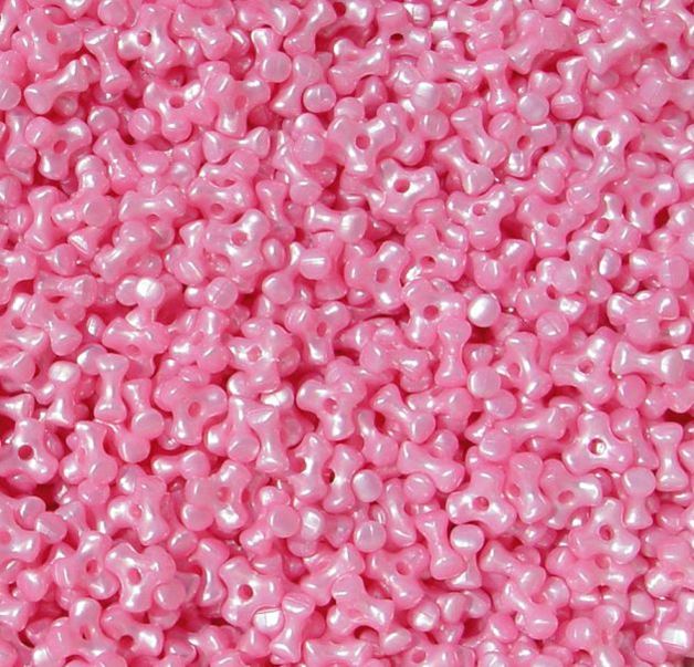 Pearl Pink Tri Beads 500pc