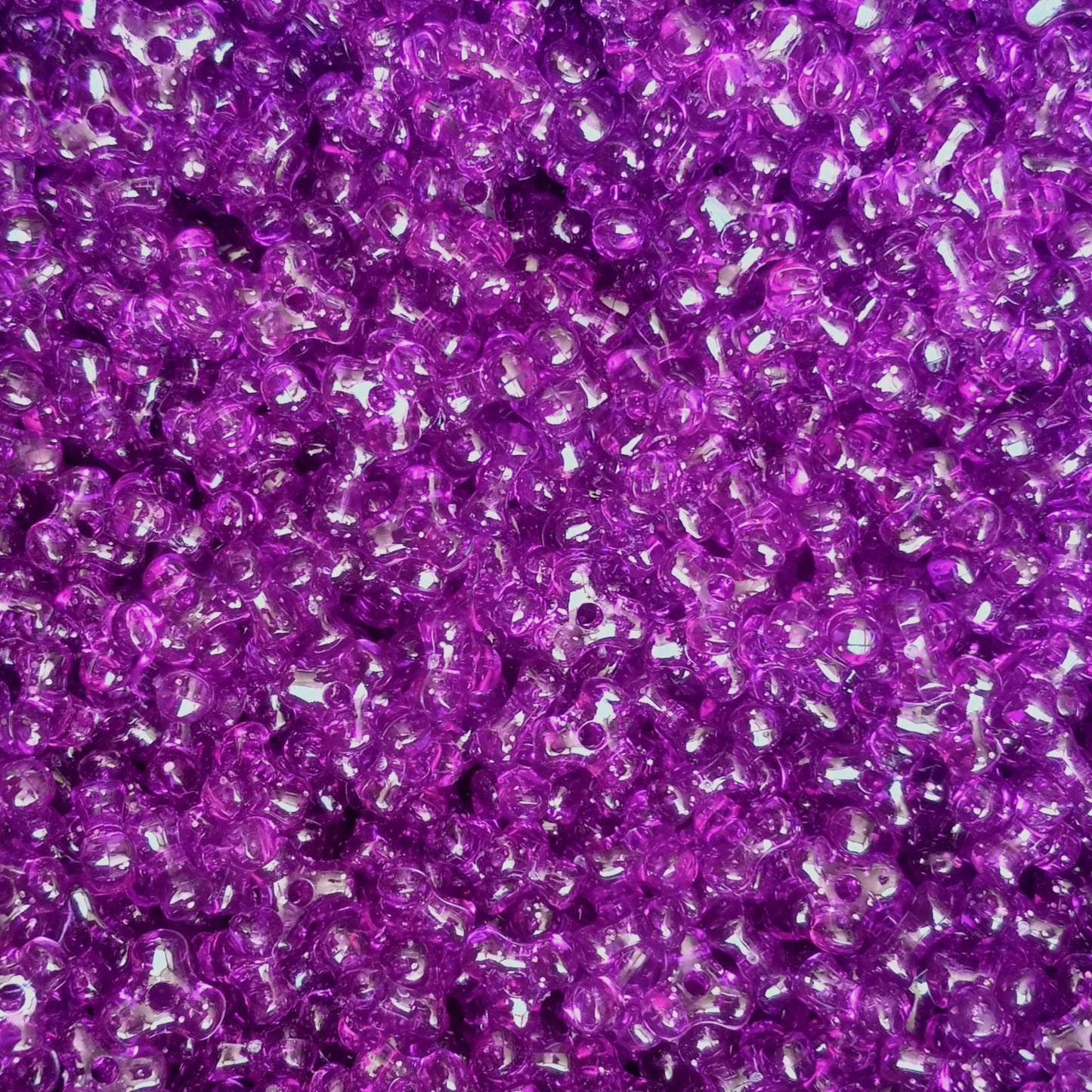 Dark Amethyst Sparkle Tri Beads 500pc