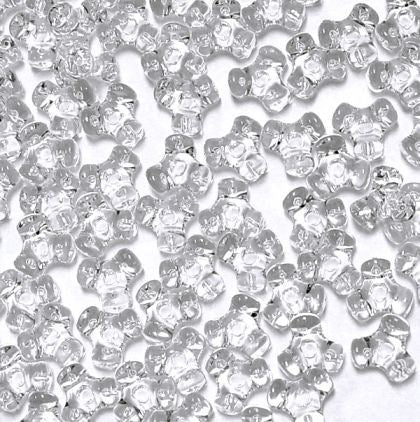 Crystal Clear Tri Beads 500pc