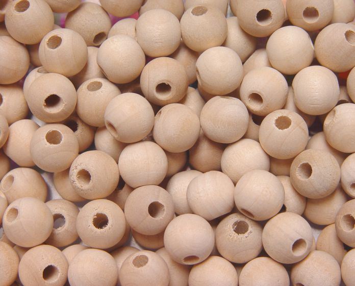 
                  
                    12mm Round Unfinished Wood Craft Beads 100pc
                  
                