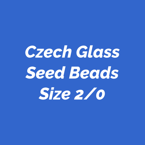 Czech Glass Seed Beads Size 2/0