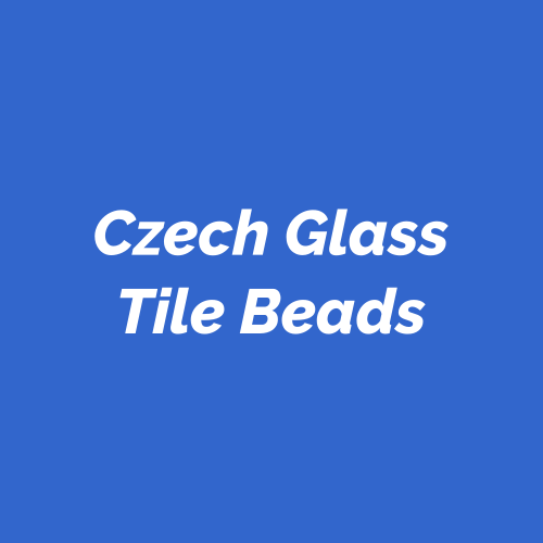 Czech Glass Tile Beads