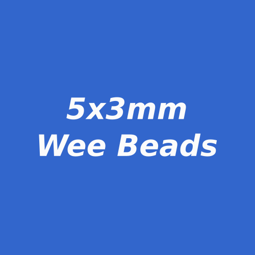 5x3mm Wee Beads 1,000pc packages.