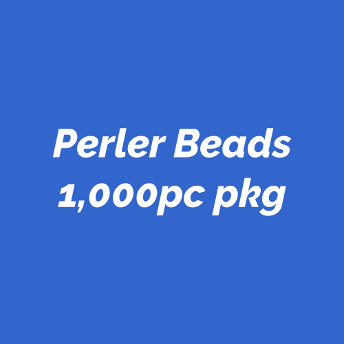 Perler Fusing Beads 1,000 piece packages.