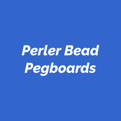 Perler Fusion Bead Pegboards.