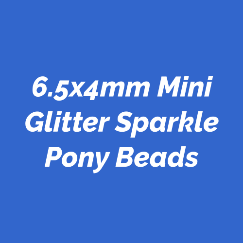 Mini Pony Beads Sparkle