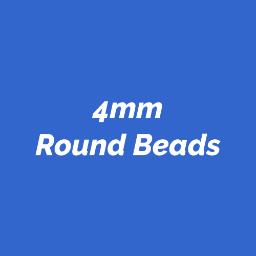 4mm Round craft beads