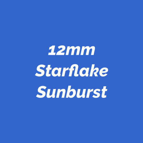 12mm Starflake Sunburst Craft Beads made in the USA