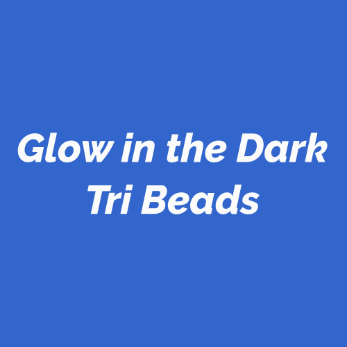 Glow in Dark tri Beads