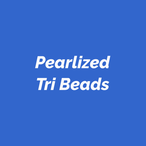Pearlized Tri Beads