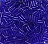 10x4mm Cobalt Blue Wampum Beads 100 grams