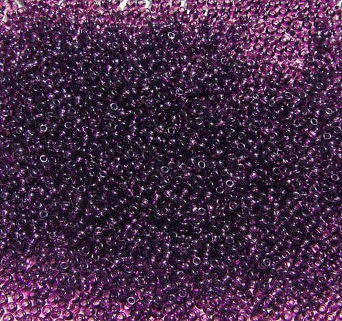 Amethyst color Czech Glass Seed Beads 11/0