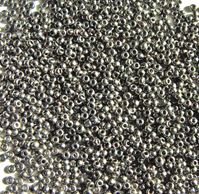 11/0 CZECH METALLIC CHROME 24 GM/TB czech,glass seed, beads