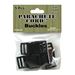 15mm (5/8 inch) Plastic Paracord Buckles Black