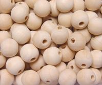 16mm Round Unfinished Wood Craft Beads 100pc wood,unfinished,craft,beads