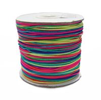 1mm Rainbow Elastic Cord string 100M/328ft Spool rainbow,elastic,string,cord,stretch. material