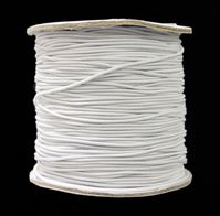 1mm White Elastic Cord string 100M/328ft Spool white,elastic,string,cord,stretch. material