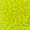 2/0 Neon Yellow Lined Crystal Czech Glass Seed Beads