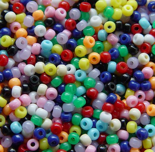 5x3mm Multi Colors Wee Beads