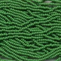 6/0 Opaque Green Czech Glass Seed Beads seed, beads,jablonex,glass,czech