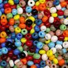 6/0 Opaque Multi Colors Czech Glass Seed Beads