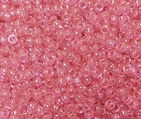 6.5x4mm Bright Pink Sparkle Mini Pony Beads beads,beading,mini.small,pony beads,USA,American, made