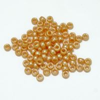 6.5x4mm Gold Pearl Mini Pony Beads beads,beading,mini.small,pony beads,USA,American, made