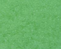 6.5x4mm Green Glow Mini Pony Beads beads,beading,mini.small,pony beads,USA,American, made