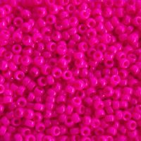 6.5x4mm Neon Magenta Pink Mini Pony Beads beads,beading,mini.small,pony beads,USA,American, made