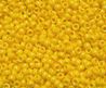 6.5x4mm Opaque Bright Yellow Mini Pony Beads