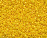 6.5x4mm Opaque Bright Yellow Mini Pony Beads beads,beading,mini.small,pony beads,USA,American, made