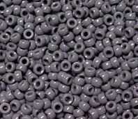 6.5x4mm Opaque Dark Gray Mini Pony Beads beads,beading,mini.small,pony beads,USA,American, made