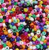 6.5x4mm Opaque Multi Colors Mini Pony Beads