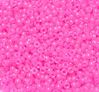 6.5x4mm Pink Glow Mini Pony Beads