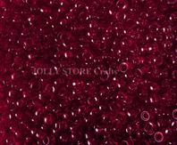 6.5x4mm Transparent Dark Ruby Mini Pony Beads beads,beading,mini.small,pony beads,USA,American, made