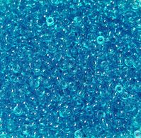 6.5x4mm Transparent Turquoise Mini Pony Beads beads,beading,mini.small,pony beads,USA,American, made
