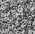7mm Alphabet Cube Brite Beads - Letter "F" beads,alphabet.letter,