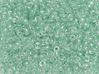 7x4mm Green Glitter Mini Pony Beads