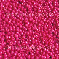 7x4mm Opaque Dark Pink Mini Pony Beads beads,beading,mini.small,pony beads,USA,American, made