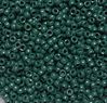 7x4mm Opaque Hunter Green Mini Pony Beads