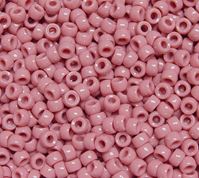 7x4mm Opaque Rose Mini Pony Beads beads,beading,mini.small,pony beads,USA,American, made